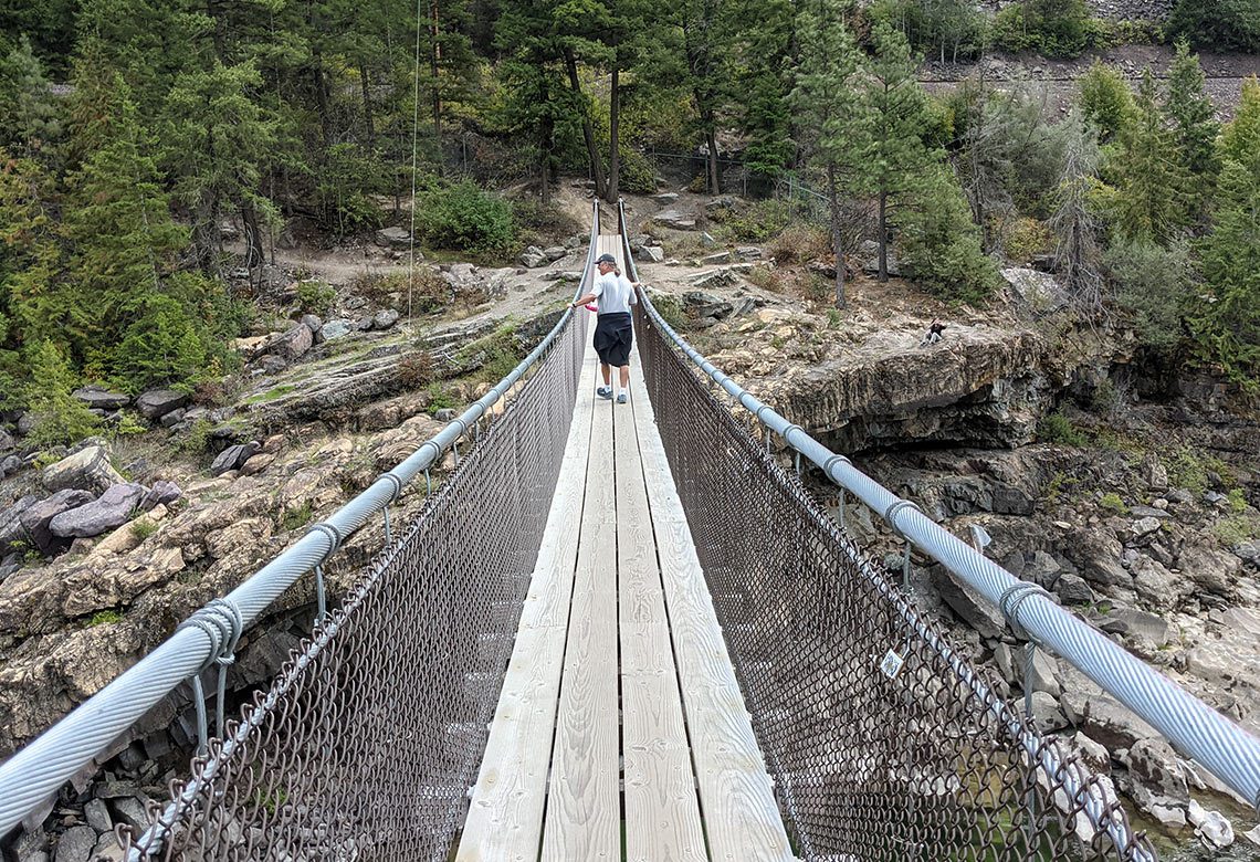 Libby Kootenai Suspension Bridge