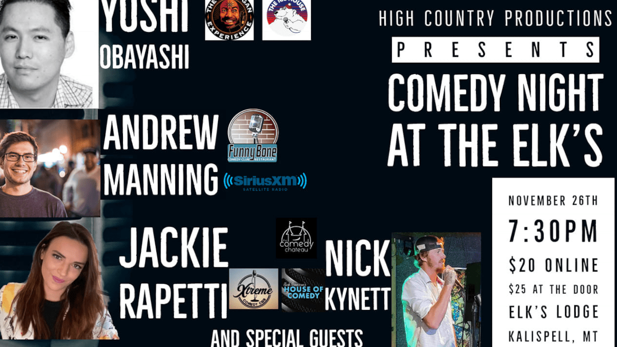 Kalispell Comedy at Elks Club