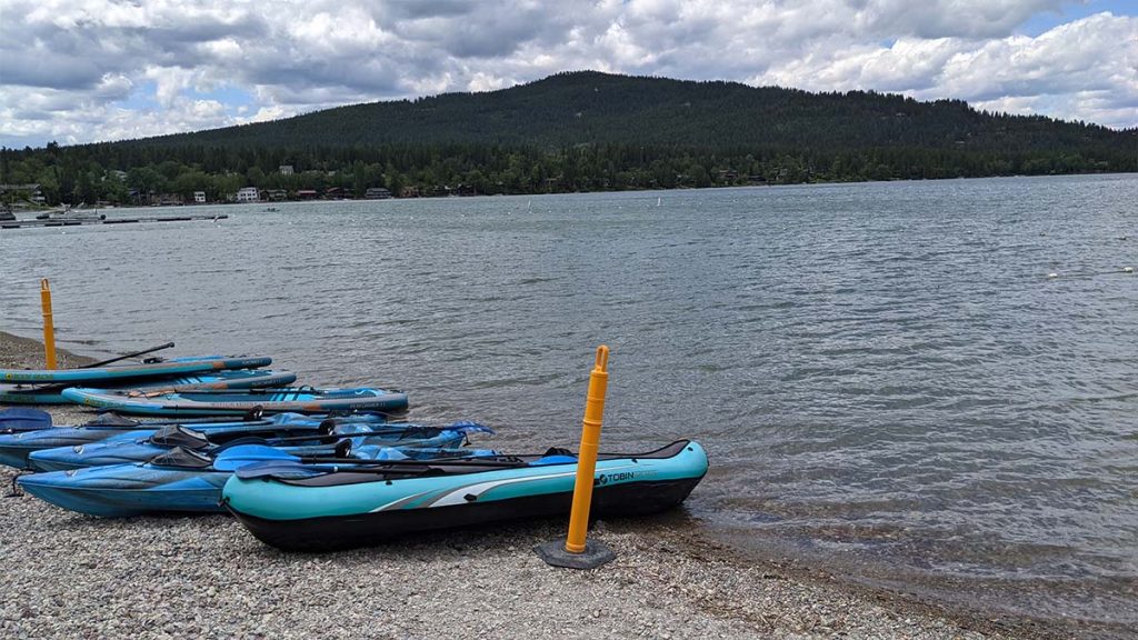 4th of July celebration at Whitefish City Beach