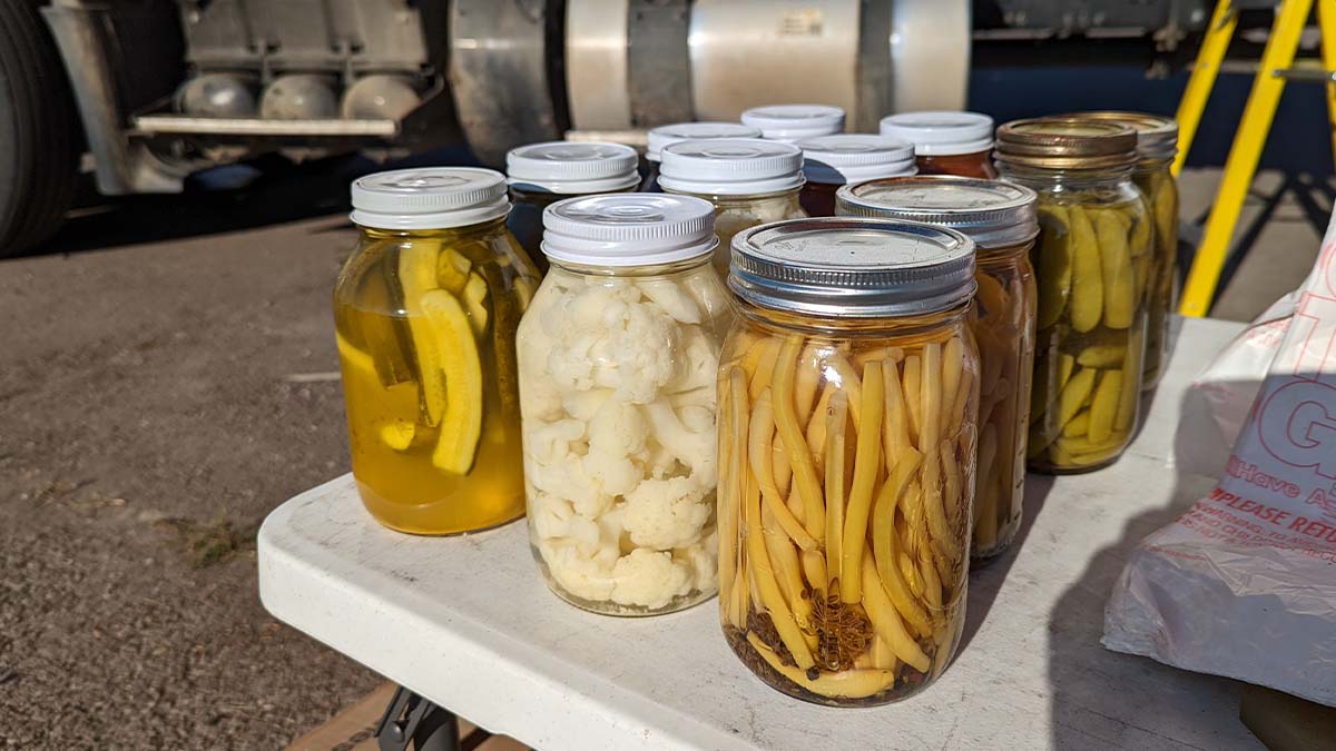 406Buzz Hilliside Hutterite Colong Farm to Table Shopping - Pickled