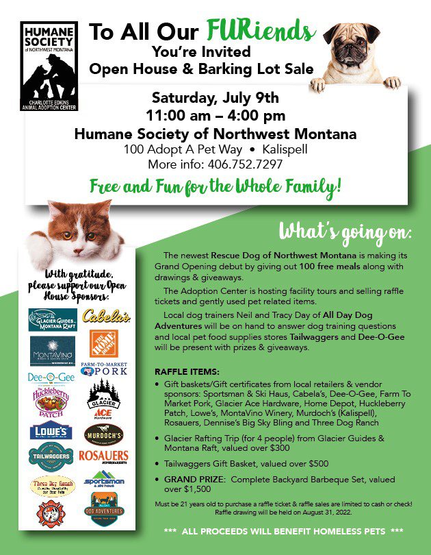 Open House and Barking Lot Sale