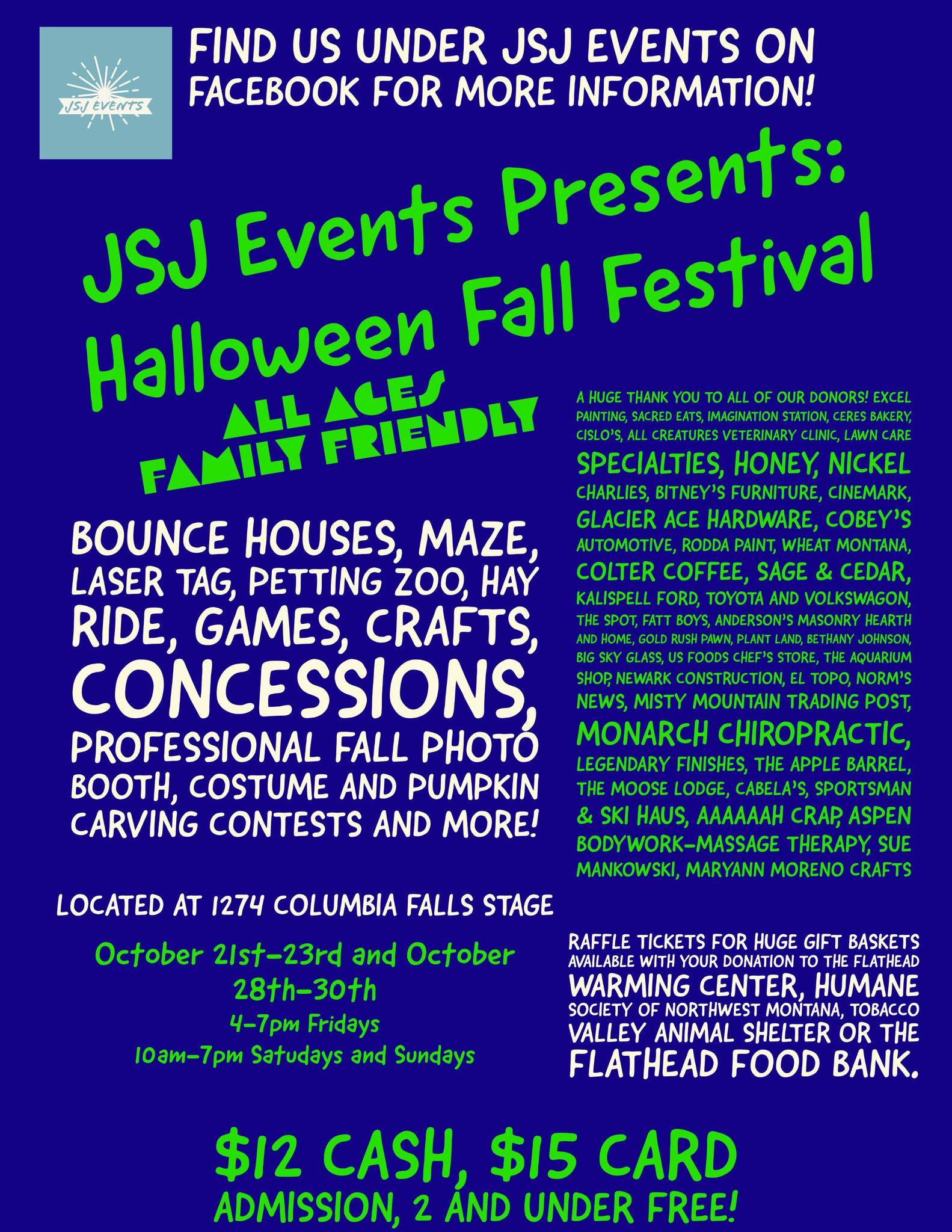 Flathead Valley's Premier Halloween Fall Festival