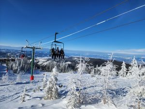 skiing at Blacktail Mountain in Glacier Country