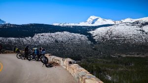 Biking Going-to-the-Sun Road in Spring