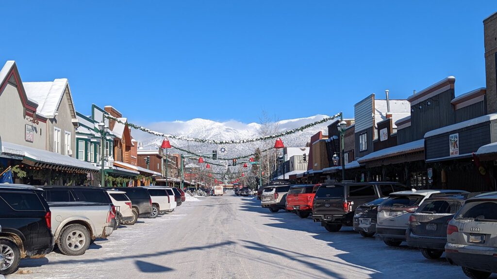 Christmas in Whitefish Montana